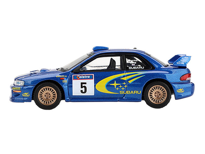 Subaru Impreza WRC99 #5 Richard Burns - Robert Reid Winner "Rally Australia" (1999) Limited Edition 1/64 Diecast Model Car by Mini GT 2