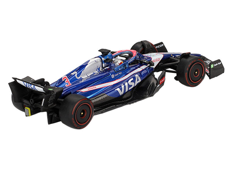 RB VCARB 01 #3 Daniel Ricciardo Formula One F1 "Bahrain GP" (2024) Limited Edition 1/64 Diecast Model Car by Mini GT-1