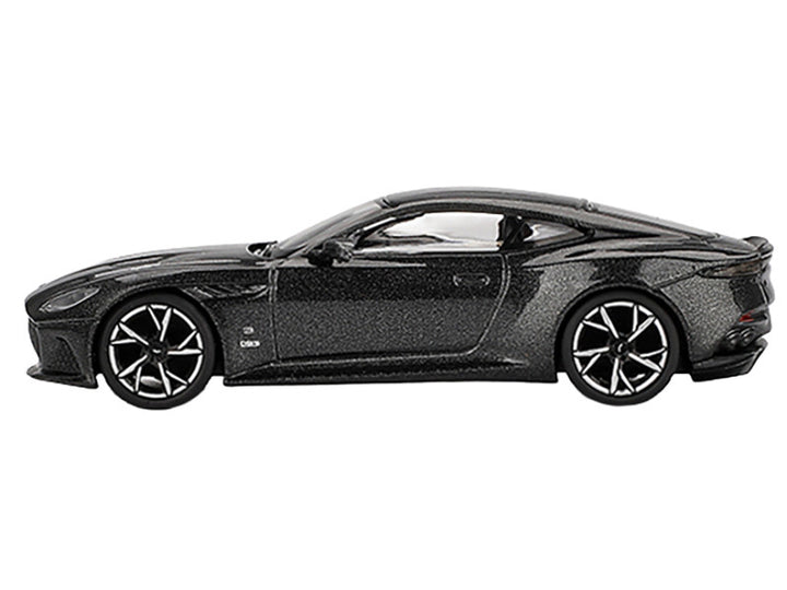 Aston Martin DBS RHD (Right Hand Drive) "007 Edition" Black Metallic Limited Edition 1/64 Diecast Model Car by Mini GT-0