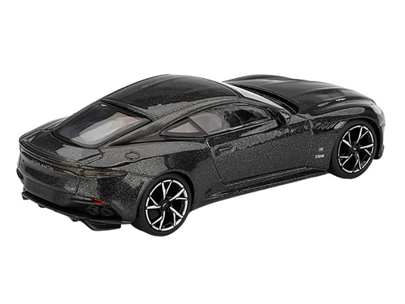 Aston Martin DBS RHD (Right Hand Drive) "007 Edition" Black Metallic Limited Edition 1/64 Diecast Model Car by Mini GT-1