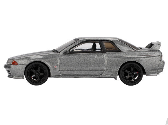 Nissan Skyline GT-R (NISMO BNR32 CRS Version) RHD (Right Hand Drive) Dark Metal Gray Metallic Limited Edition 1/64 Diecast Model Car by Mini GT-0