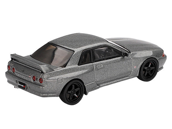 Nissan Skyline GT-R (NISMO BNR32 CRS Version) RHD (Right Hand Drive) Dark Metal Gray Metallic Limited Edition 1/64 Diecast Model Car by Mini GT-1