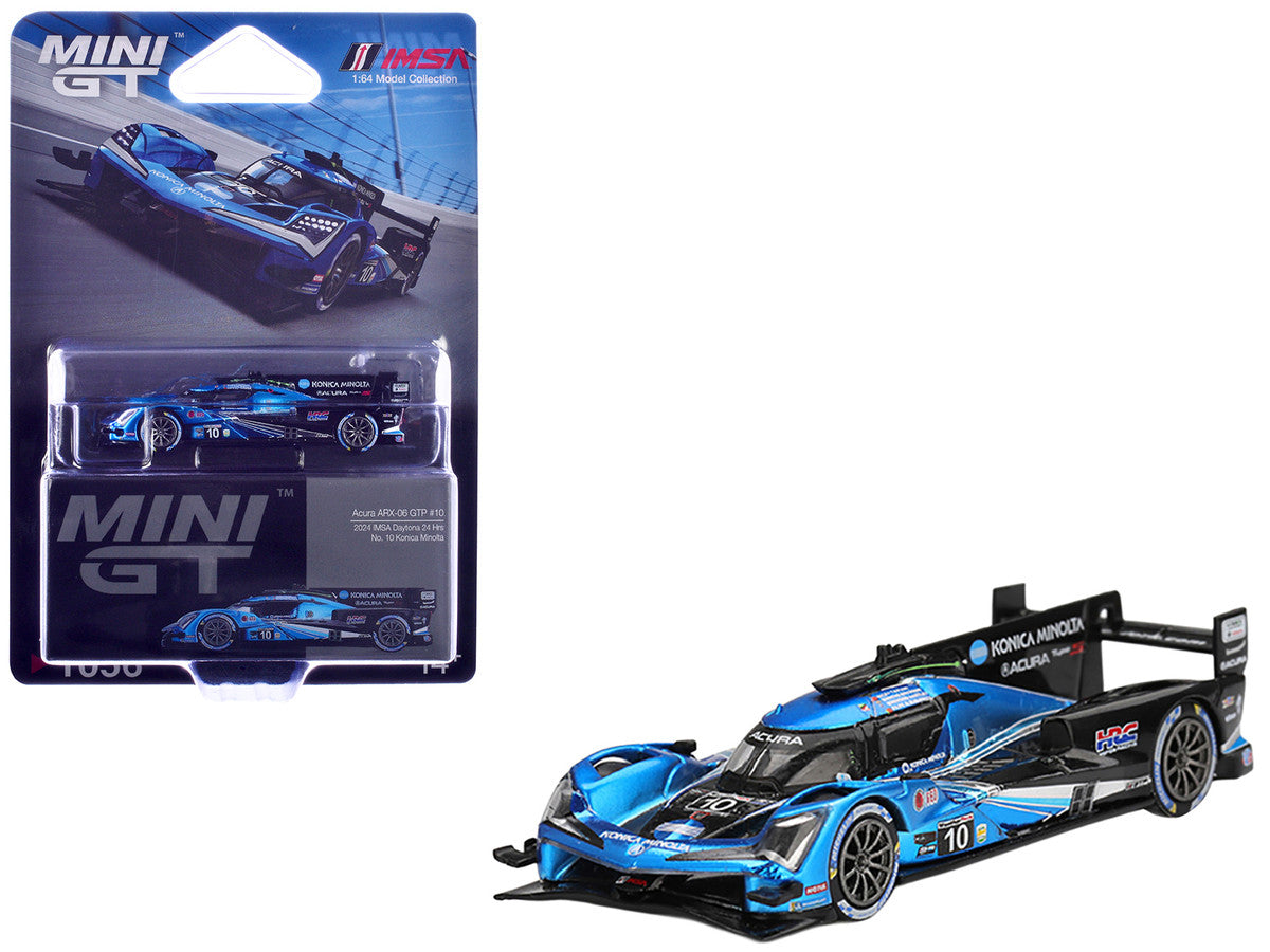 Acura ARX-06 GTP #10 Filipe Albuquerque - Marcus Ericsson - Brendon Hartley - Ricky Taylor "Wayne Taylor Racing with Andretti" IMSA "24 Hours of Daytona" (2024) Limited Edition 1/64 Diecast Model Car by Mini GT 3