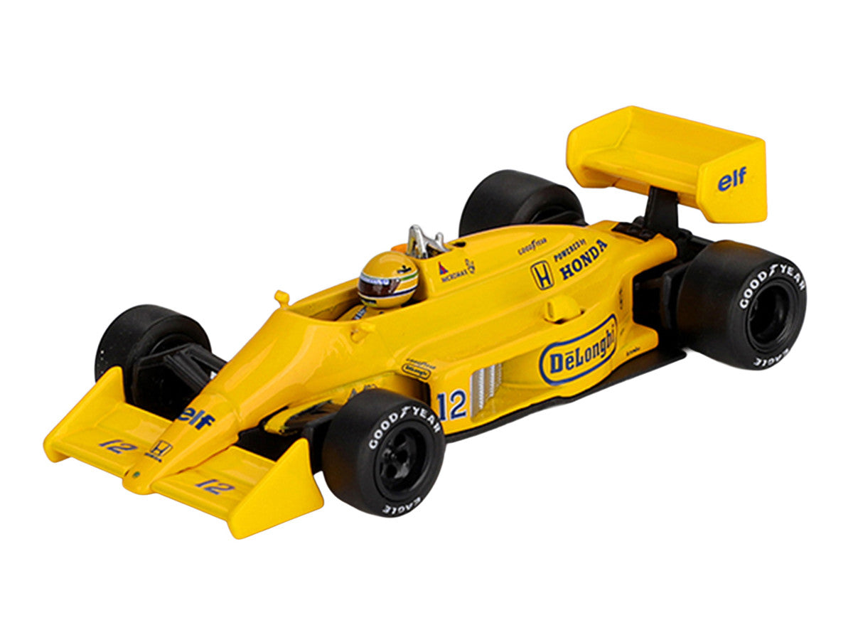 Mini GT Lotus 99T #12 Senna 1987 F1 Monaco winner rear view