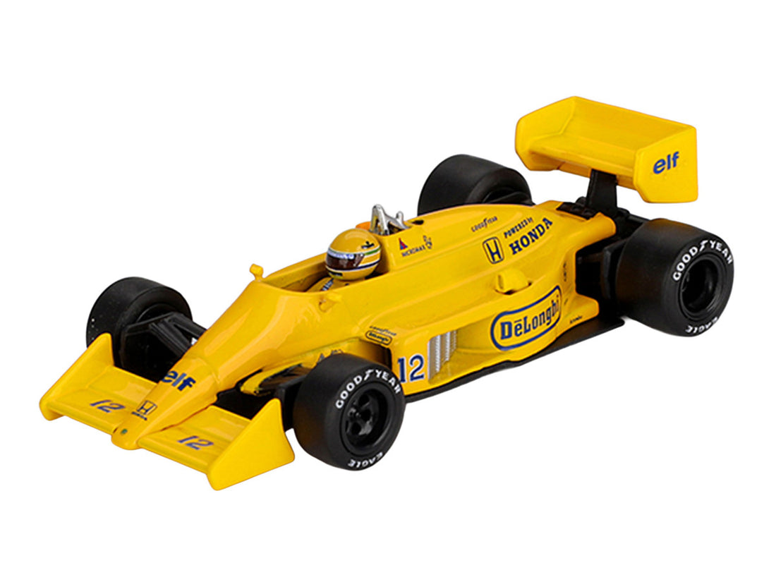 Mini GT Lotus 99T #12 Senna 1987 F1 Monaco winner rear view