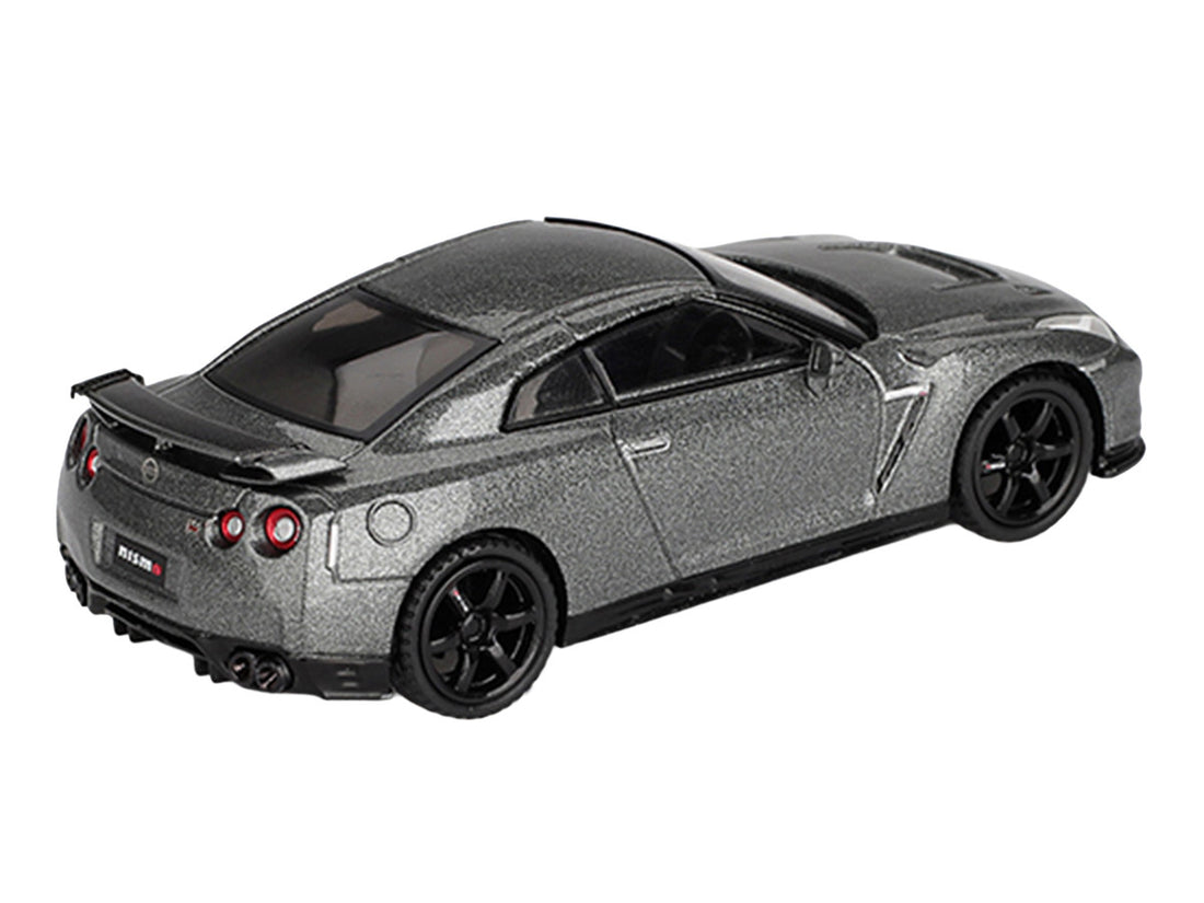 Nissan GT-R Nismo R35 CRS Version RHD (Right Hand Drive) Dark Metal Gray Metallic Limited Edition 1/64 Diecast Model Car by Mini GT 4