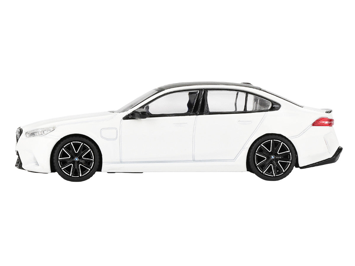 BMW M5 Alpine White with Carbon Top 1:64 Diecast Model Car | Mini