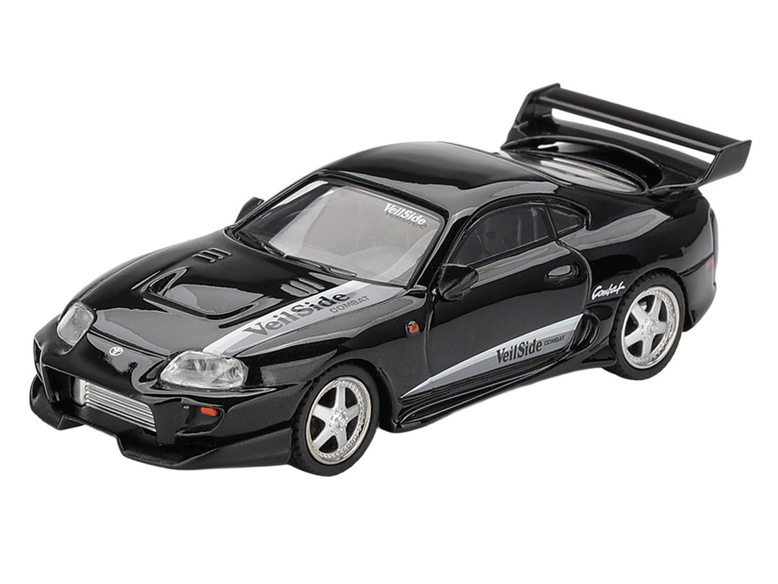Mini GT Toyota Supra VeilSide Combat V-II black limited edition model
