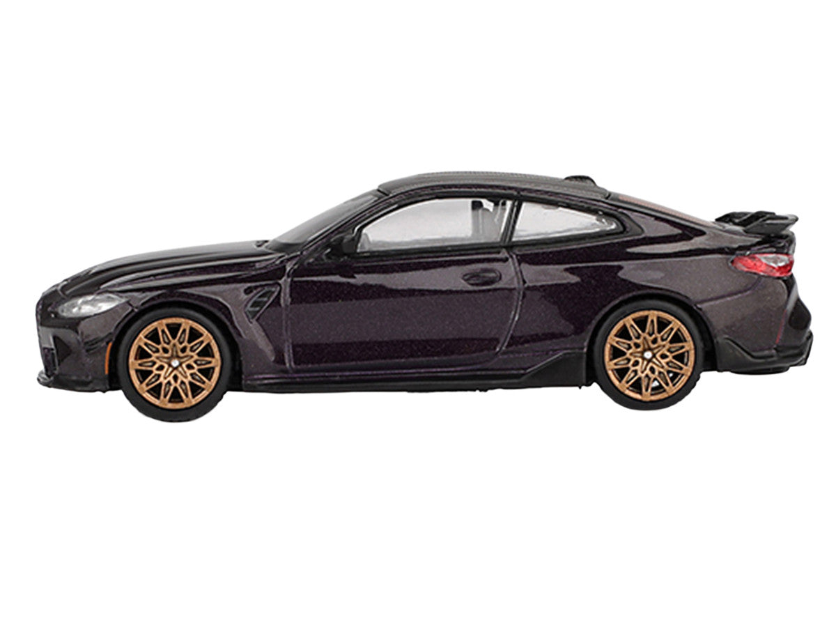 BMW M4 M-Performance Daytona Violet Metallic 1/64 Mini GT diecast car