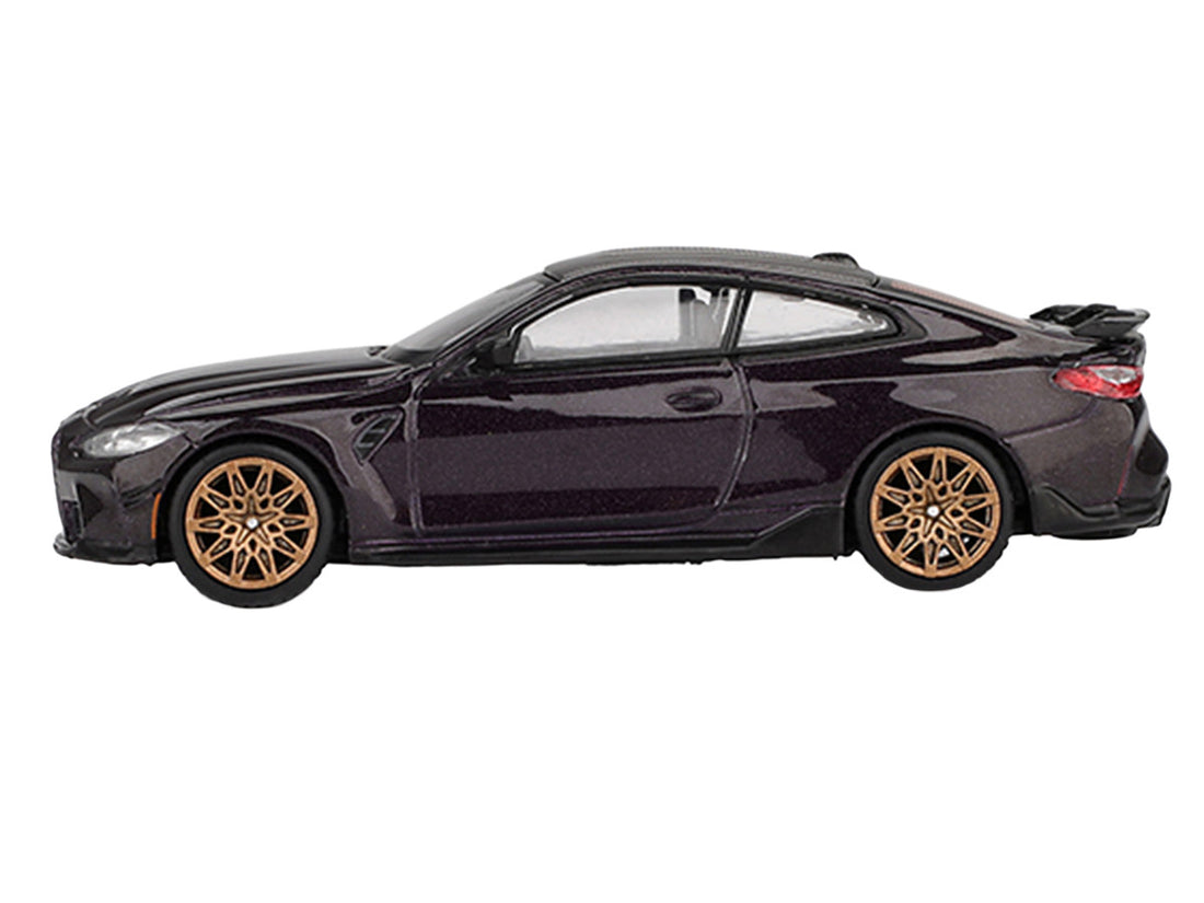 BMW M4 M-Performance Daytona Violet Metallic 1/64 Mini GT diecast car