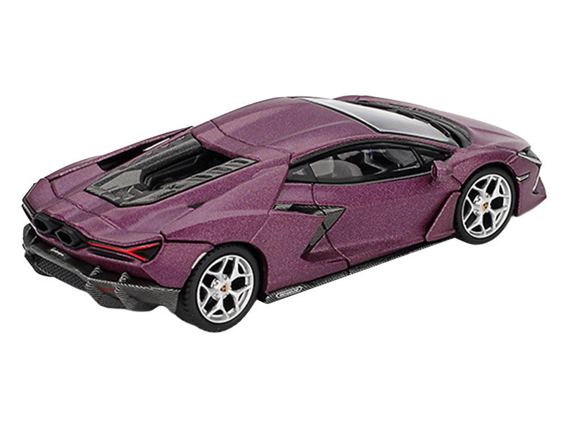 Lamborghini Revuelto Viola 30th Matt Purple Metallic Limited Edition 1/64 Diecast Model Car by Mini GT 4