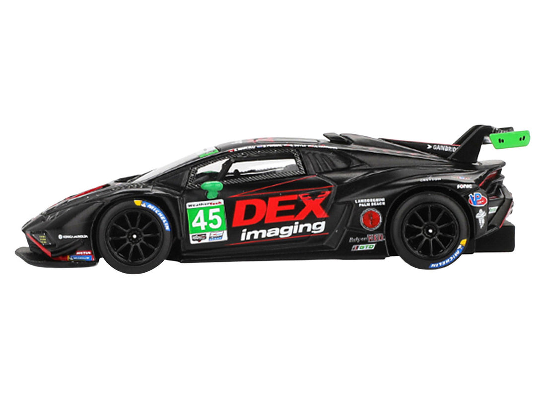 Lamborghini Huracan GT3 EVO2 #45 Graham Doyle - Danny Formal - Ashton Harrison - Kyle Marcelli "DEX Imaging" IMSA "24 Hours of Daytona" (2024) Limited Edition 1/64 Diecast Model Car by Mini GT-0