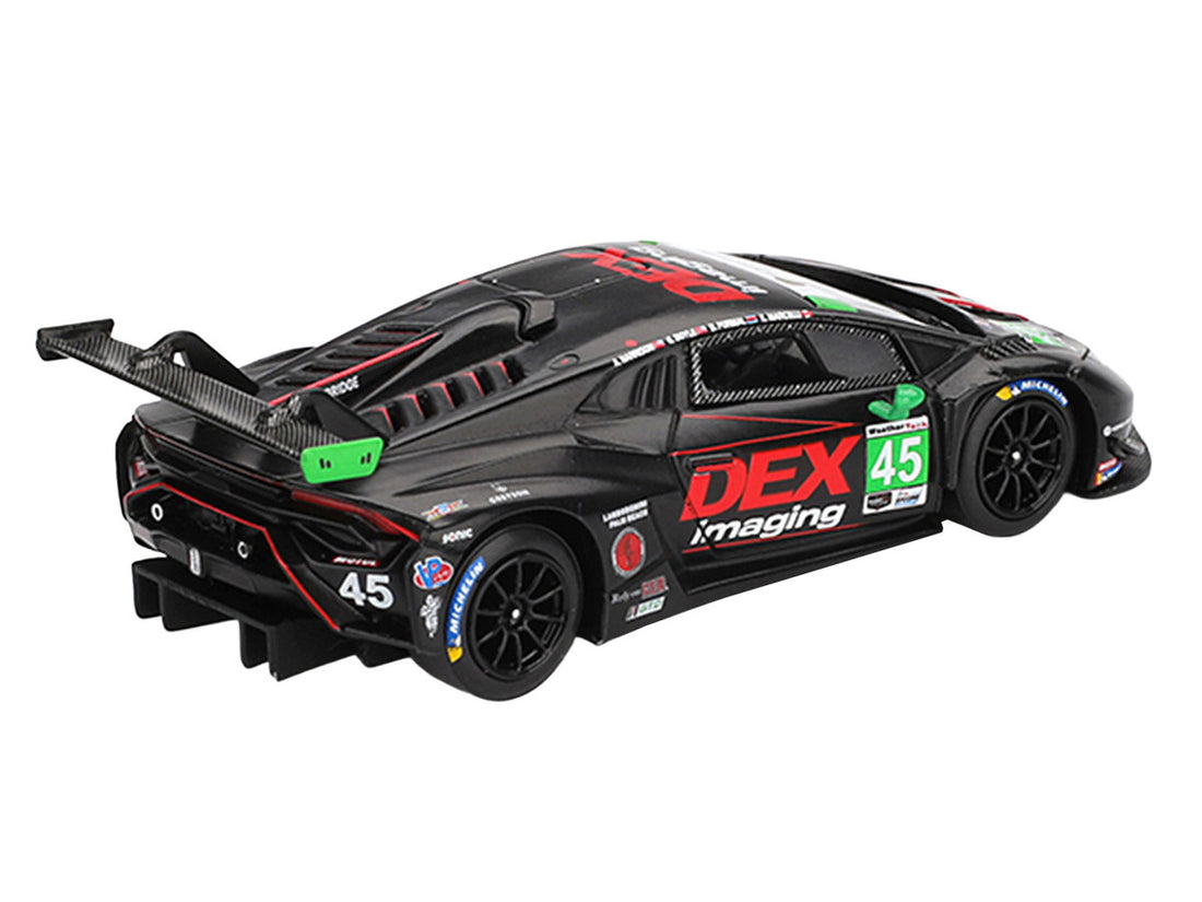 Lamborghini Huracan GT3 EVO2 #45 Graham Doyle - Danny Formal - Ashton Harrison - Kyle Marcelli "DEX Imaging" IMSA "24 Hours of Daytona" (2024) Limited Edition 1/64 Diecast Model Car by Mini GT-1
