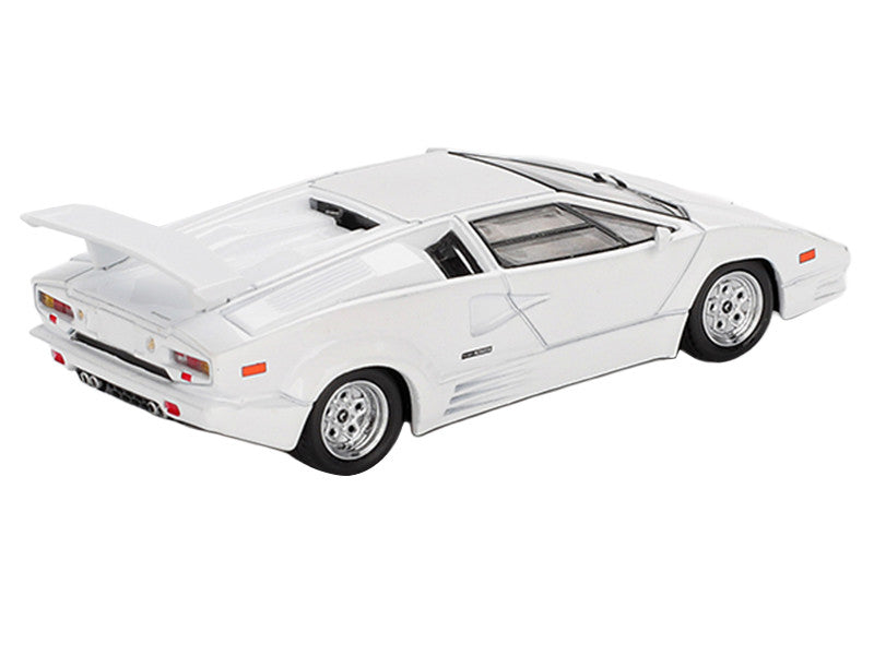 Lamborghini Countach "25th Anniversary" White Limited Edition 1/64 Diecast Model Car by Mini GT 4