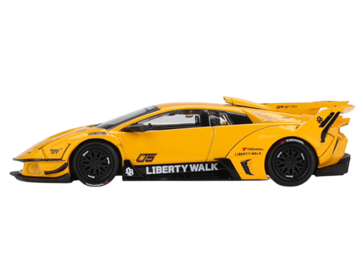 Lamborghini Murcielago GT EVO LB-Silhouette Works Yellow Limited Edition 1/64 Diecast Model Car by Mini GT 3