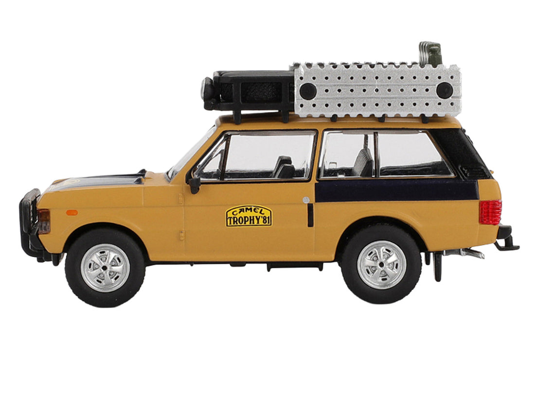 Range Rover with Roofrack "West Germany 1" Christian Swoboda - Knuth Mentel Winner "Camel Trophy Sumatra" (1981) Limited Edition 1/64 Diecast Model Car by Mini GT 4