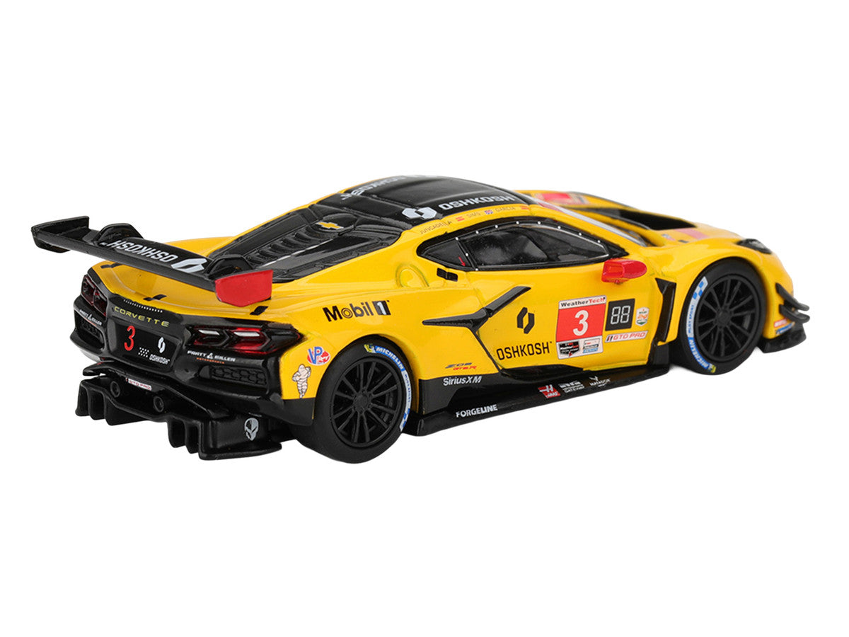 Chevrolet Corvette Z06 GT3.R #3 Antonio Garcia - Daniel Juncadella - Alexander Sims "Corvette Racing by Pratt Miller Motorsports" GTD Pro Class 2nd Place IMSA "24 Hours of Daytona" (2025) Limited Edition 1/64 Die Cast Model Car by Mini GT