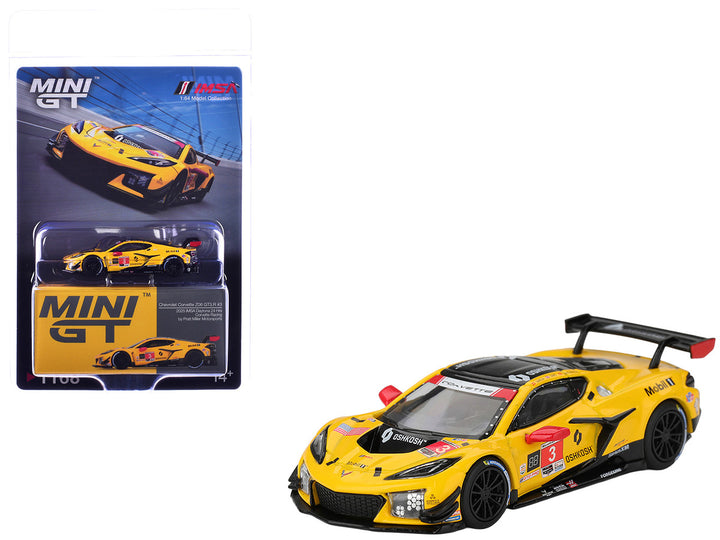 Corvette Z06 GT3.R #3 GTD Pro Mini GT with blister packaging