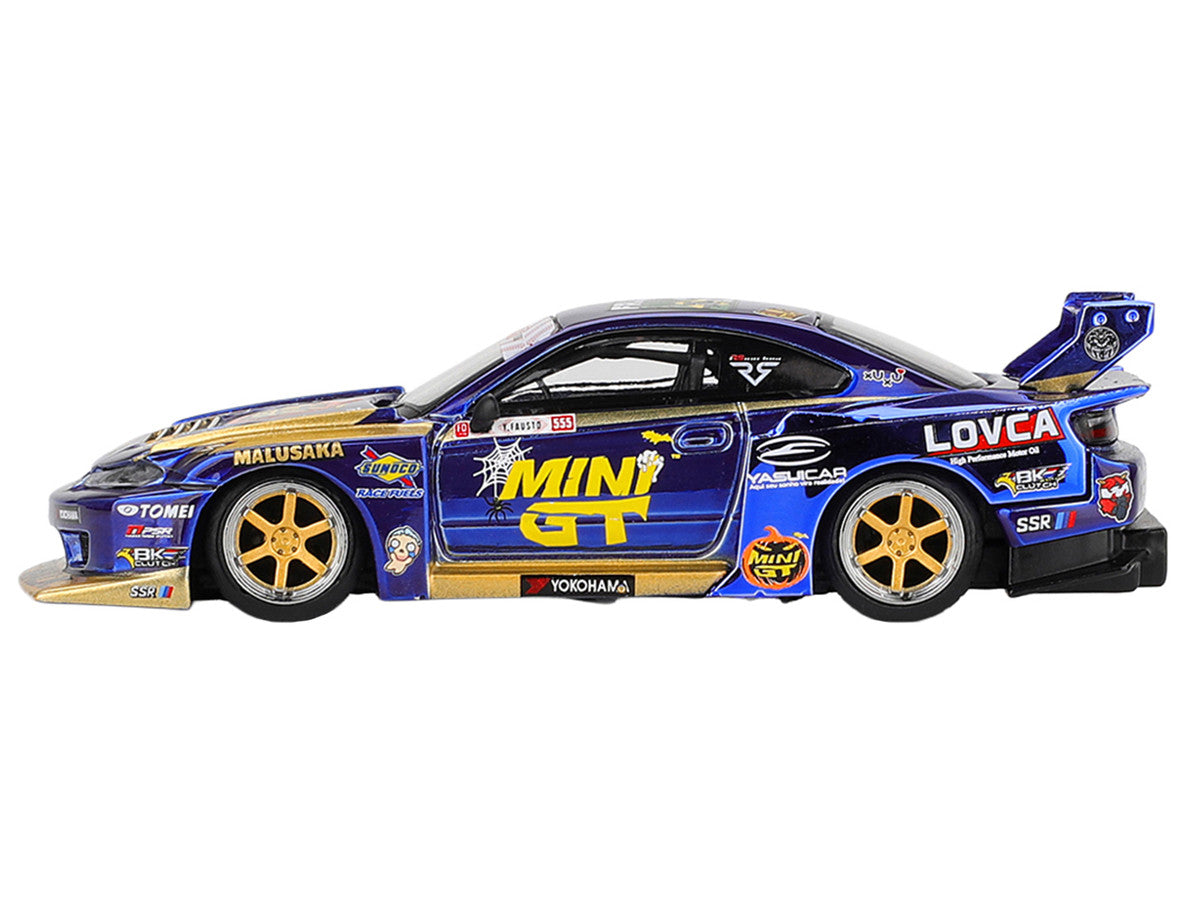 Nissan Silvia S15 LB-Super Silhouette #555 1:64 diecast side view