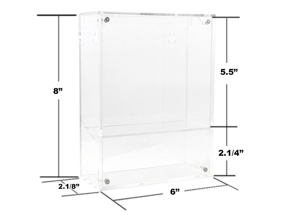 Showcase Premium Collector Single Display Case with Shelf "Mijo Exclusives" for 1/64 Scale Models-3
