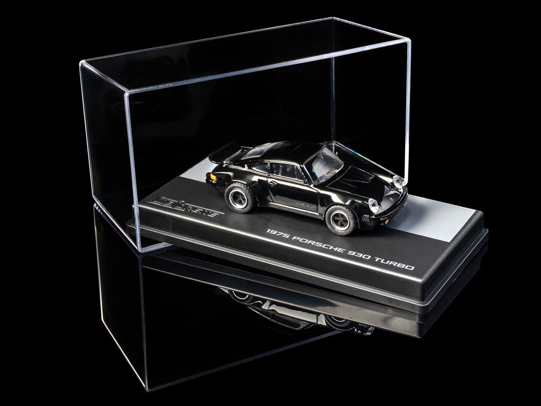 1975 Porsche 930 Turbo Black "Collection" Series 1/64 Diecast Model Car by Majorette-1