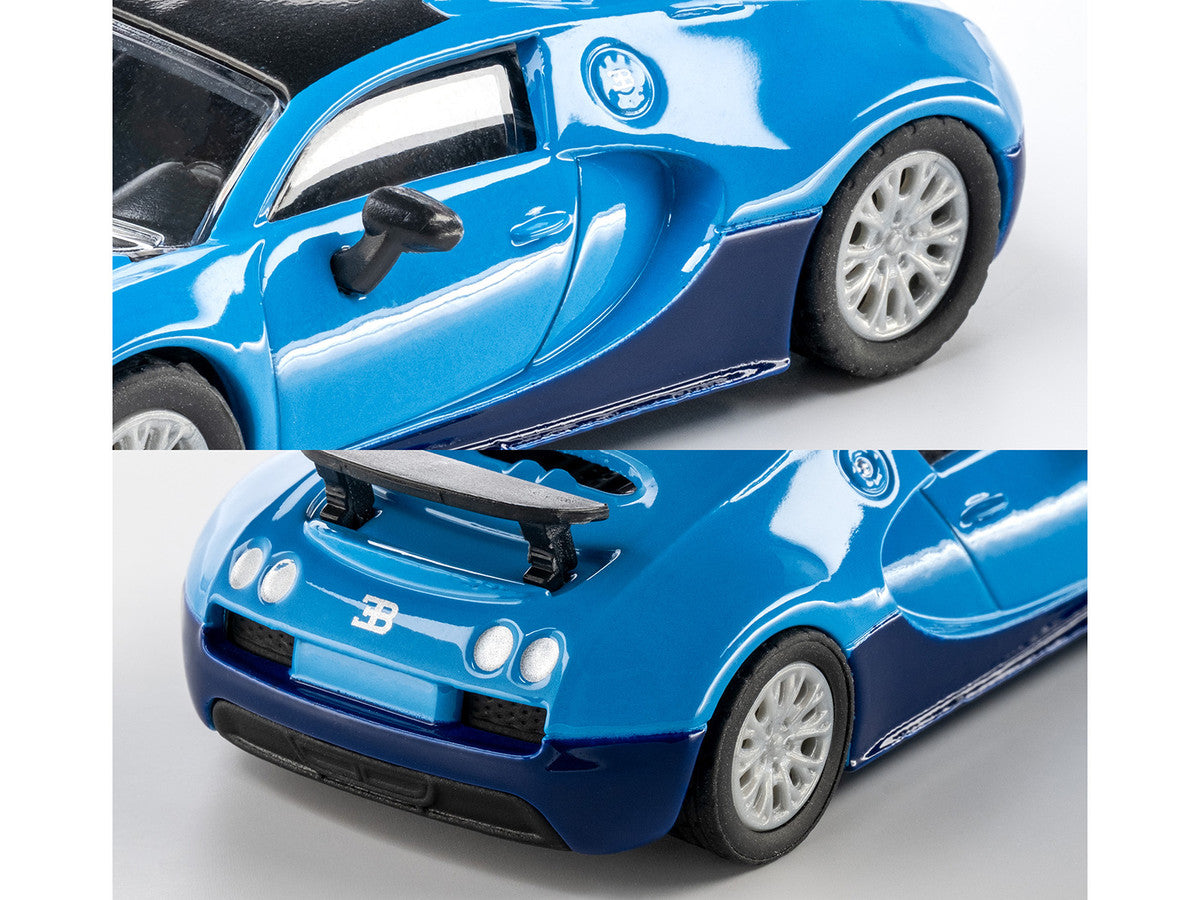 2005 Bugatti Veyron 16.4 Super Sport Blue "Collection" Series 1/64 Diecast Model Car by Majorette