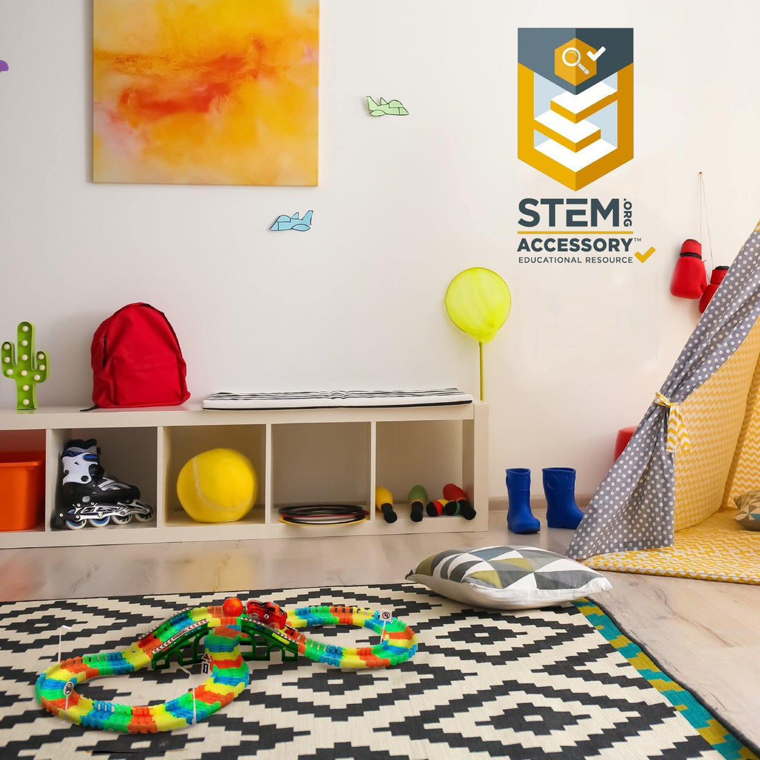 Snap N' Glow Trax Race Track Set- Small (CF1303) 3