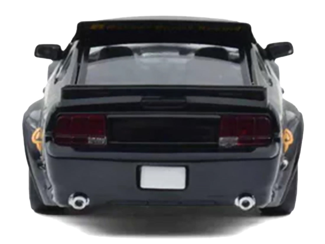 Pandem Mustang Black with Gold Graphics 1/64 Diecast Model Car by Model Model