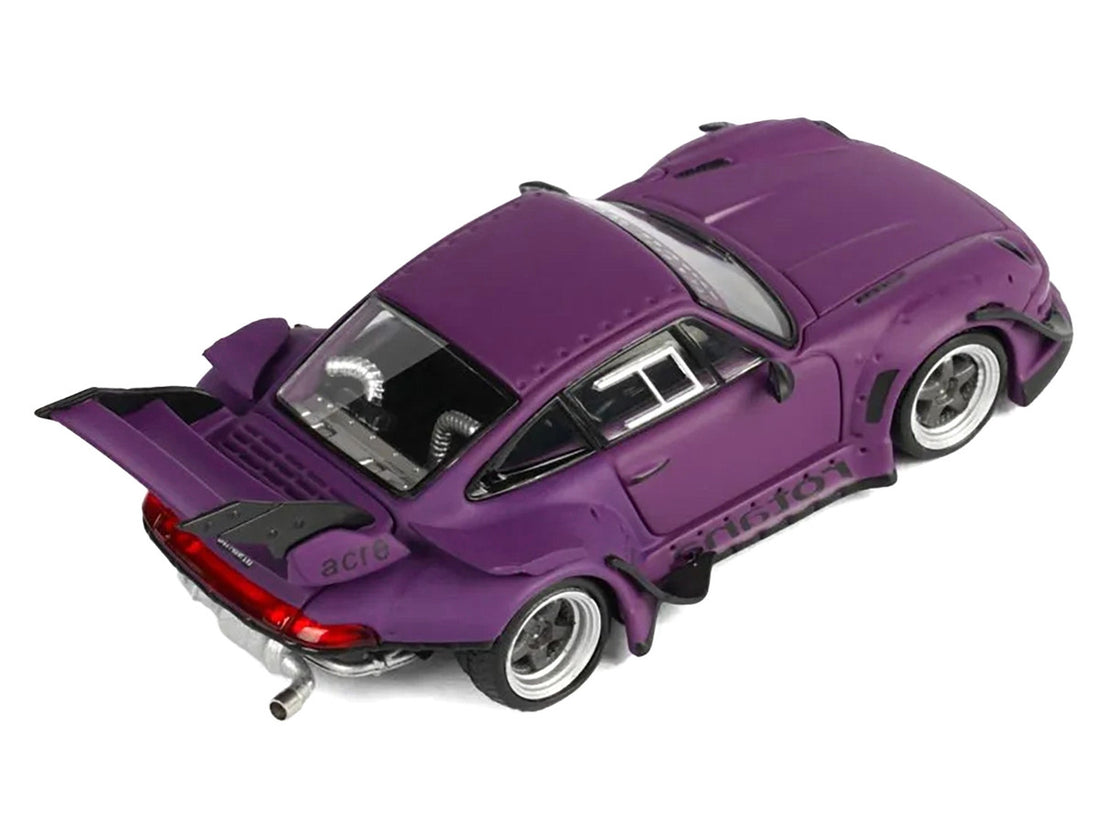 RWB 993 Rotana Matt Purple 1/64 Diecast Model Car by Model Model-2