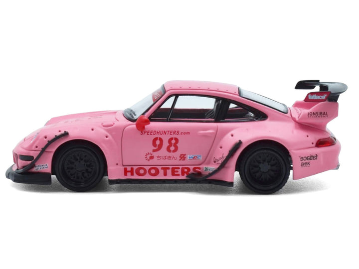RWB 993 #98 "Hooters" Matt Pink 1/64 Diecast Model Car by Model Model-1