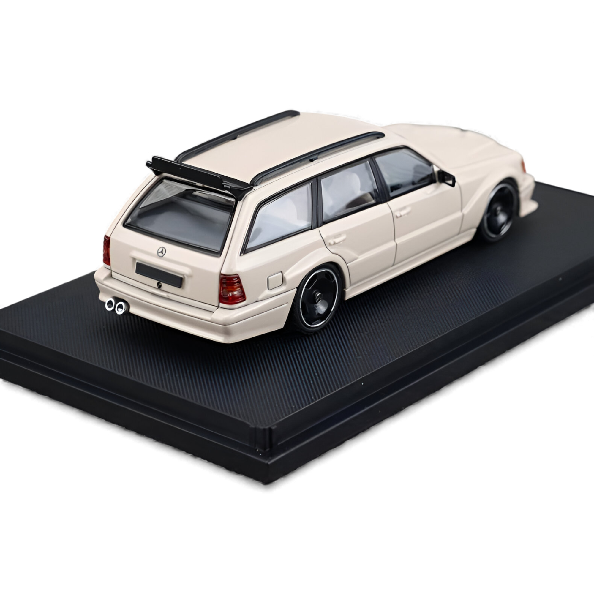 Mercedes-Benz S124 Milk Tea Color 1:64 by Mortal  2
