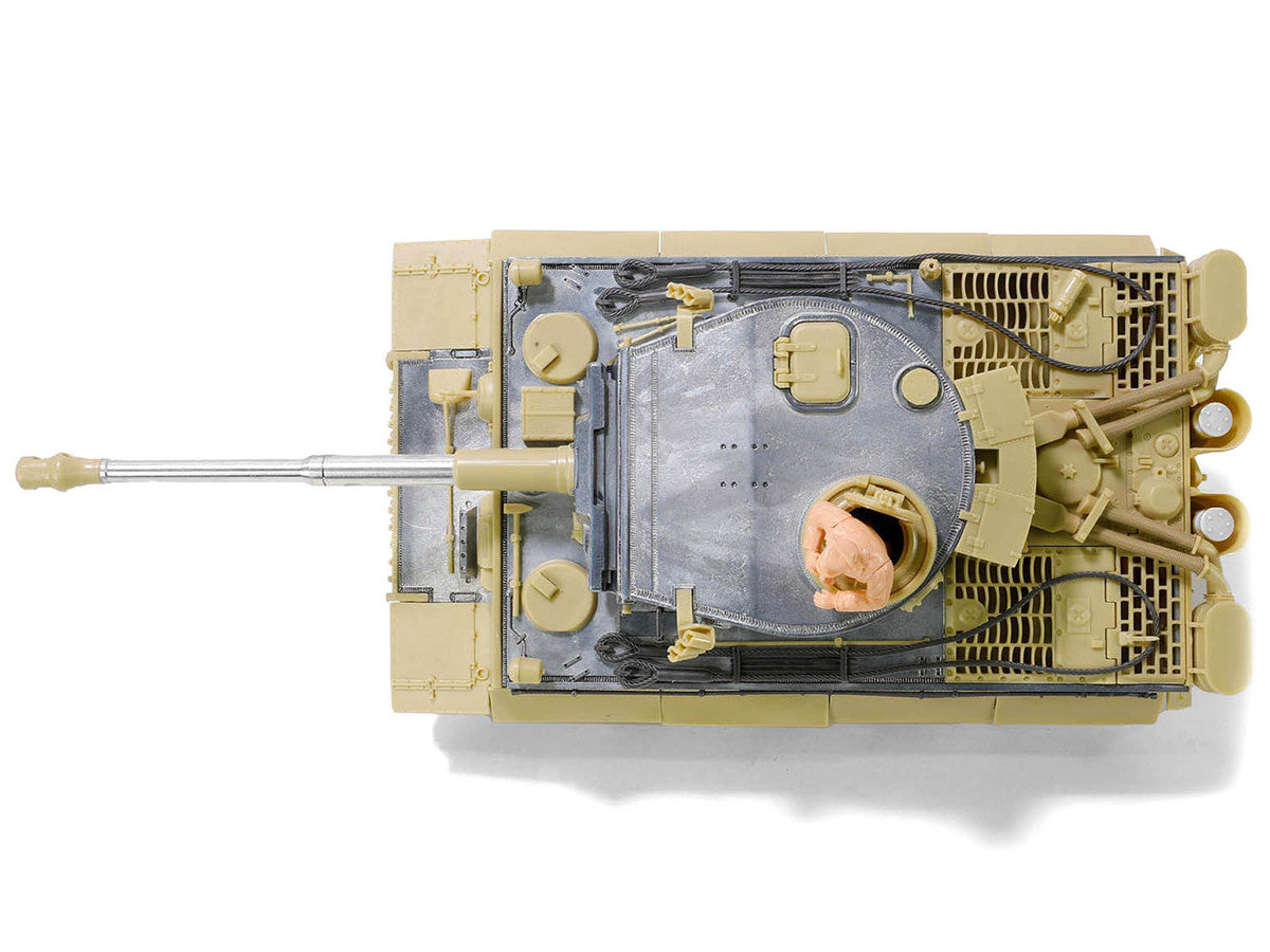 Skill 4 Model Kit German Sd.Kfz.181 Pz.Kpfw VI Tiger I (Early Production Model) Heavy Tank "Schwere Panzerabteilung 505 No. 100 Kursk" (July 1943) 1/32 Scale Model by Metal Proud-4