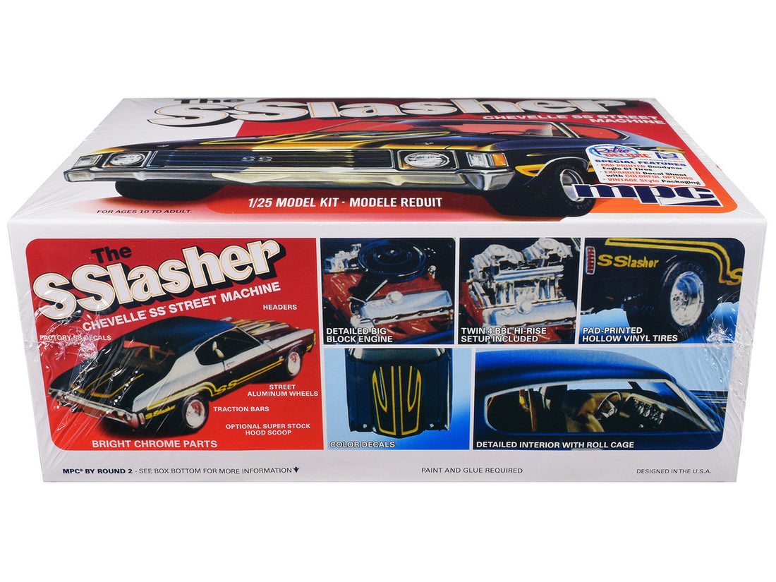 Skill 2 Model Kit Chevrolet Chevelle SS Street Machine "The SSlasher" 1/25 Scale Model by MPC-2