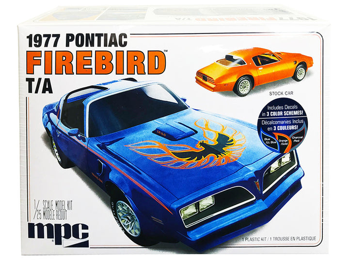 Skill 2 Model Kit 1977 Pontiac Firebird T/A Trans Am 1/25 Scale Model by MPC-0