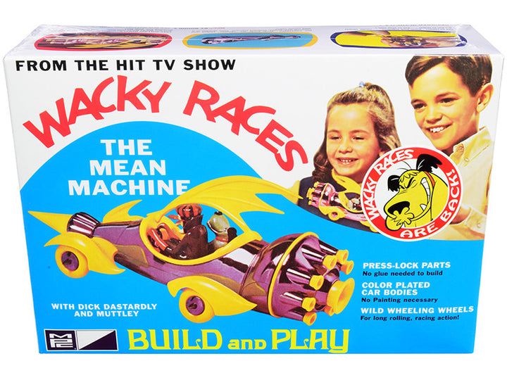 Skill 2 Snap Model Kit The Mean Machine with Dick Dastardly and Muttley Figurines "Wacky Races" (1968) TV Series 1/25 Scale Model by MPC-0
