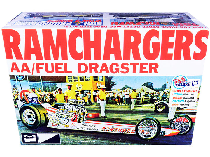 Skill 2 Model Kit Ramchargers AA/Fuel Dragster 1/25 Scale Model by MPC-0