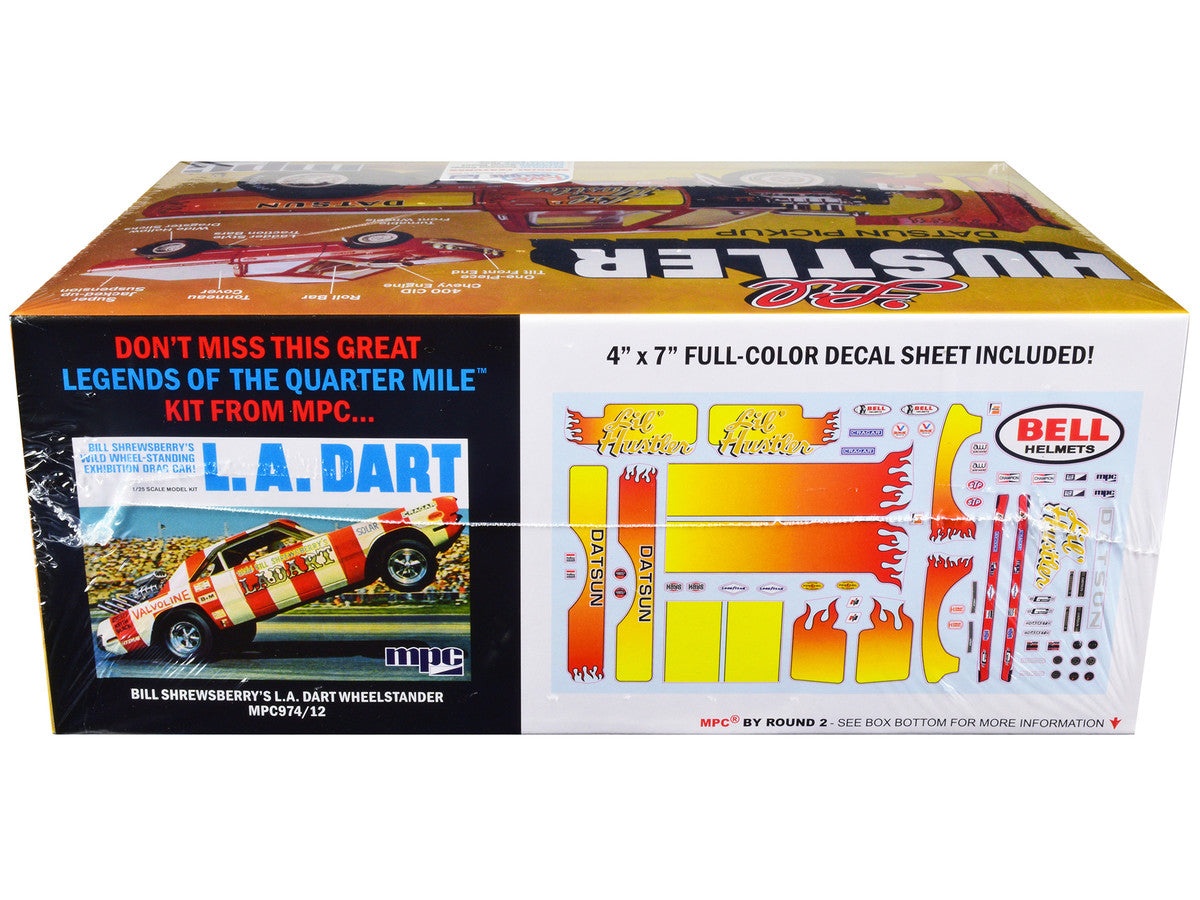 Skill 2 Model Kit 1975 Datsun Pickup Truck "Lil Hustler" 1/25 Scale Model by MPC-1