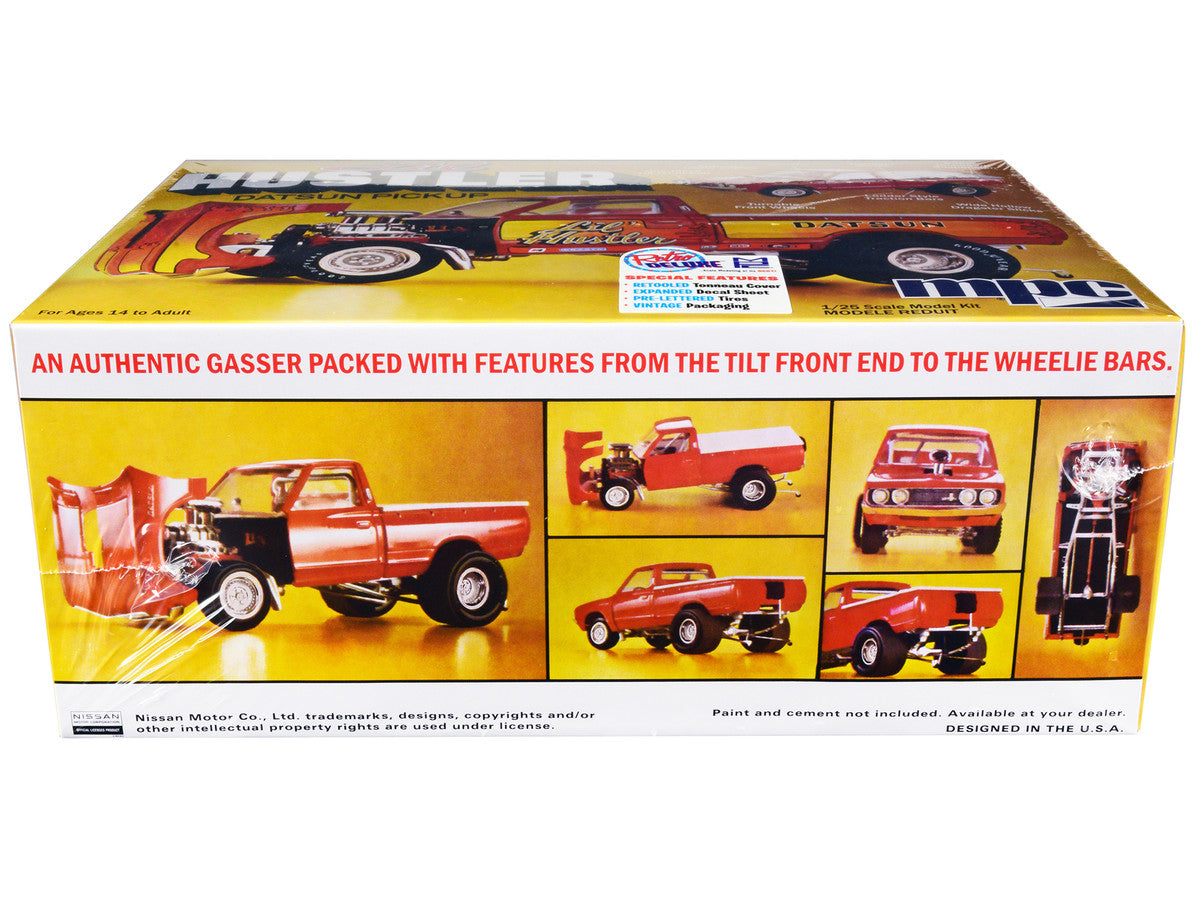 Skill 2 Model Kit 1975 Datsun Pickup Truck "Lil Hustler" 1/25 Scale Model by MPC-2