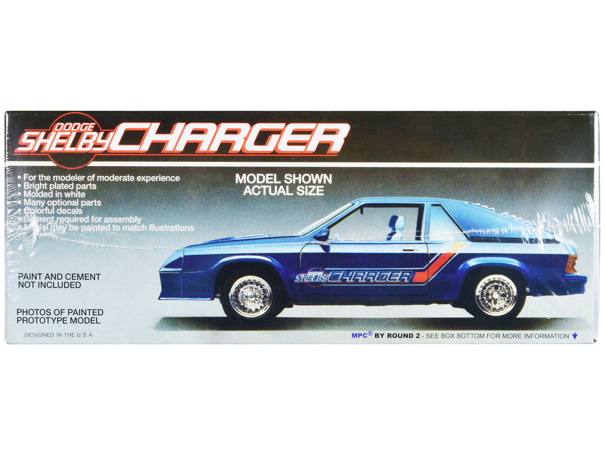 Skill 2 Model Kit 1986 Dodge Shelby Charger 1/25 Scale Model by MPC-2