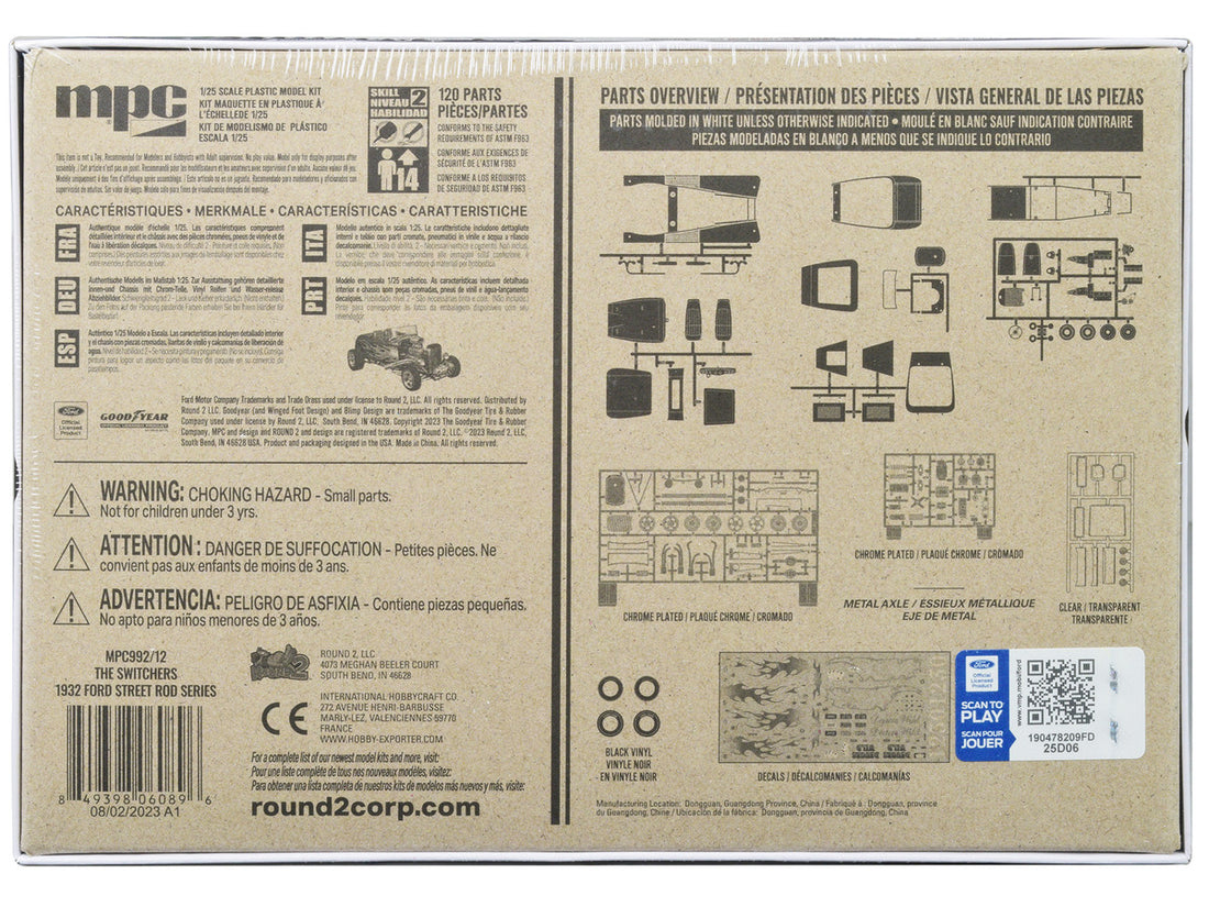 Skill 2 Model Kit 1932 Ford Street Rod Series "The Switchers" 1/25 Scale Model by MPC-3