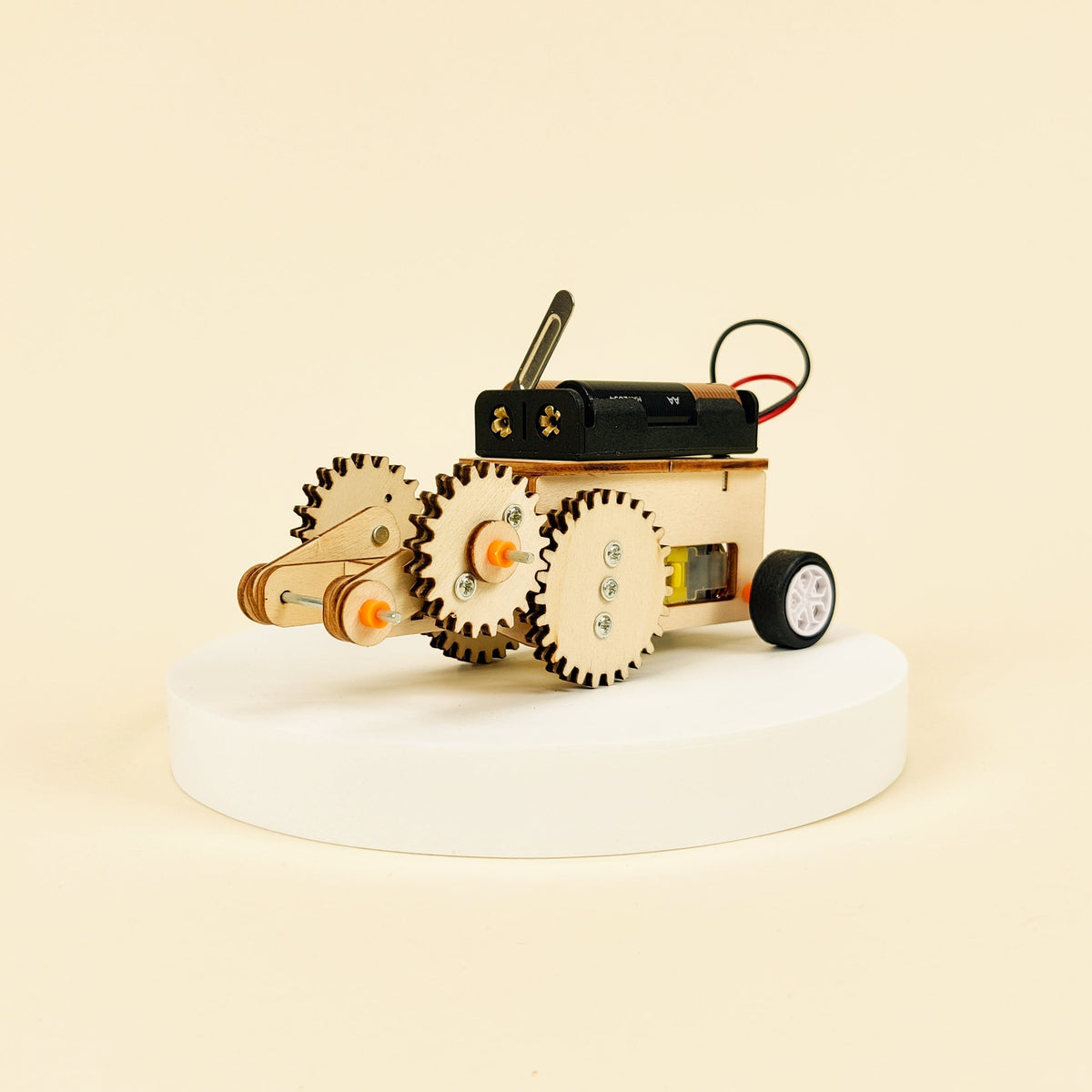 Simple Drivetrain Toy Gear Car DIY Kit, Educational STEM Toy – Big Boy Toys
