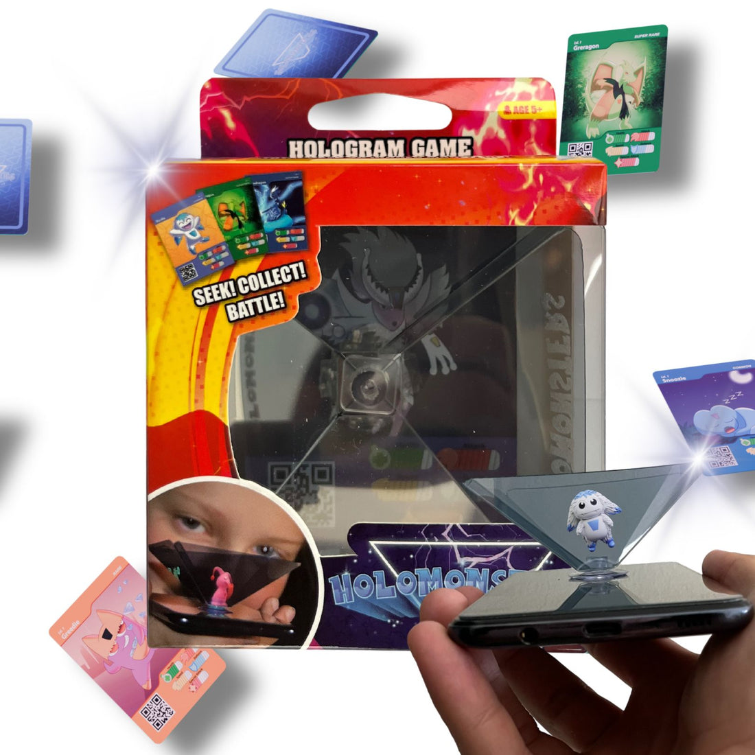 Holomonsters 3D Hologram Game Starter Pack (Now Available)