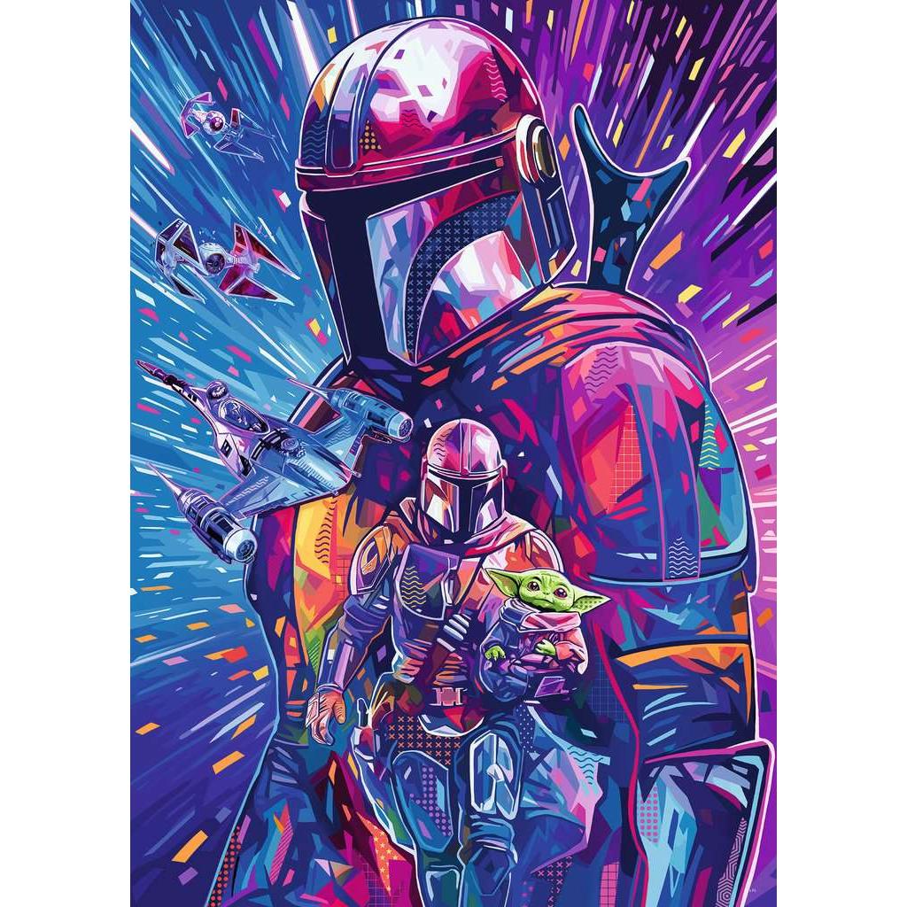 Mandalorian "Star Wars Hyperspace" 500 Piece Jigsaw Puzzle Ravensburger 2
