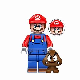 Mario Minifigure - Blue