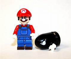 Mario Minifigure - Blue 2