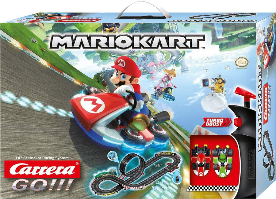 MarioKart - Mario vs. Yoshi Carrera Go!!! 1:43 Analog Slot Car Track Set 20062491