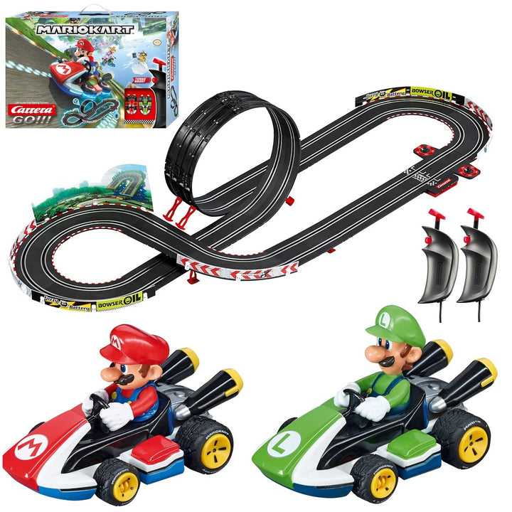 MarioKart - Mario vs. Yoshi Carrera Go!!! 1:43 Analog Slot Car Track Set 20062491 Track Layout View