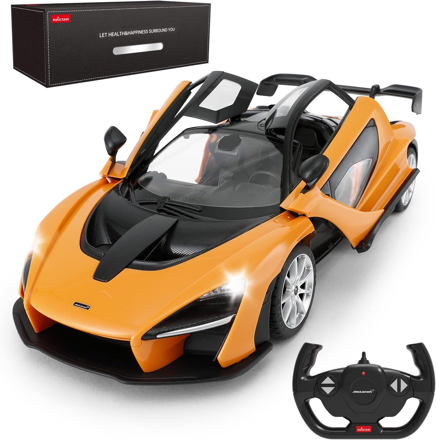 McLaren Senna (Yellow) 1:14 Remote Control Car by Rastar 4