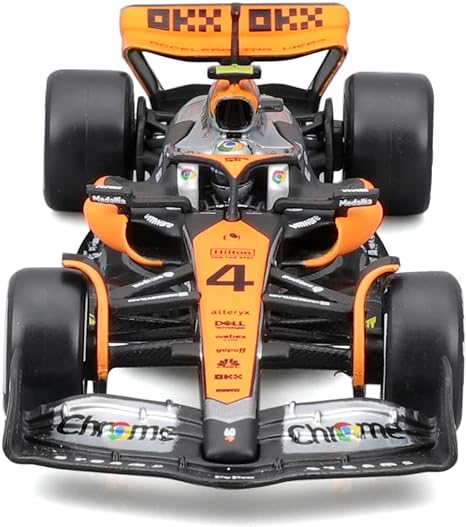McLaren Team MCL60 F1 #4 Lando Norris (2023) 1:43 Diecast from Bburago Front View