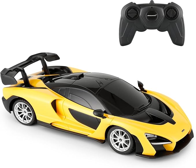 McLaren Senna (Yellow) 1:24 Remote Control Car by Rastar 